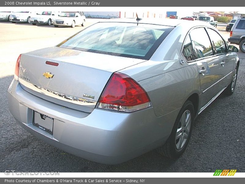 Silverstone Metallic / Gray 2008 Chevrolet Impala LS