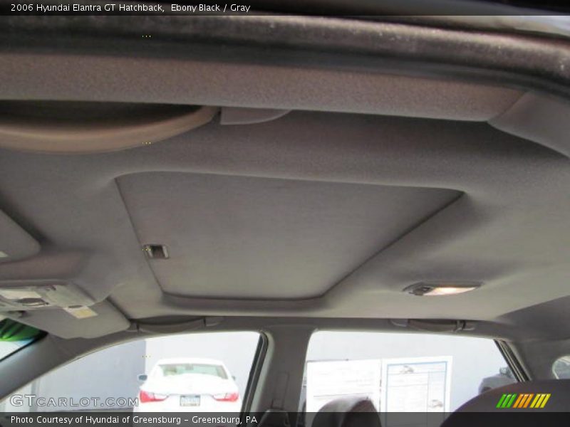 Ebony Black / Gray 2006 Hyundai Elantra GT Hatchback