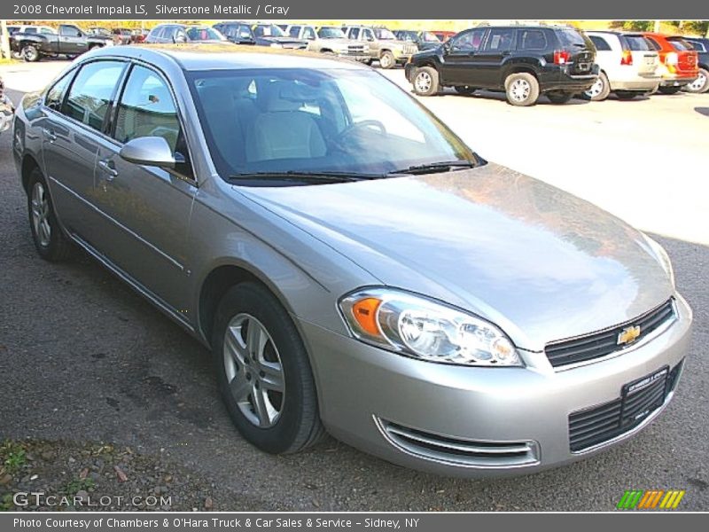 Silverstone Metallic / Gray 2008 Chevrolet Impala LS