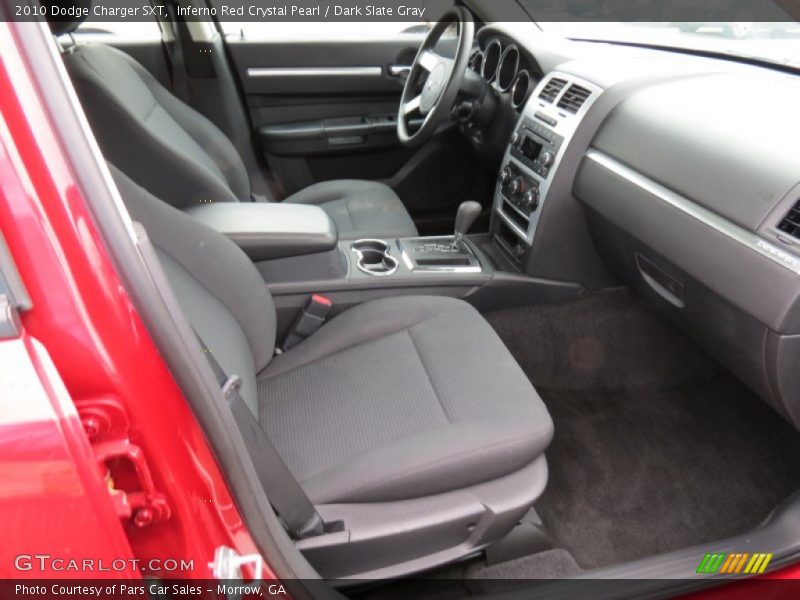 Inferno Red Crystal Pearl / Dark Slate Gray 2010 Dodge Charger SXT