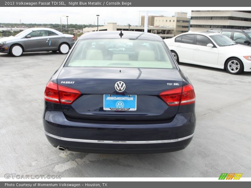 Night Blue Metallic / Cornsilk Beige 2013 Volkswagen Passat TDI SEL