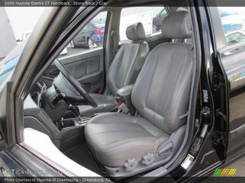 Ebony Black / Gray 2006 Hyundai Elantra GT Hatchback