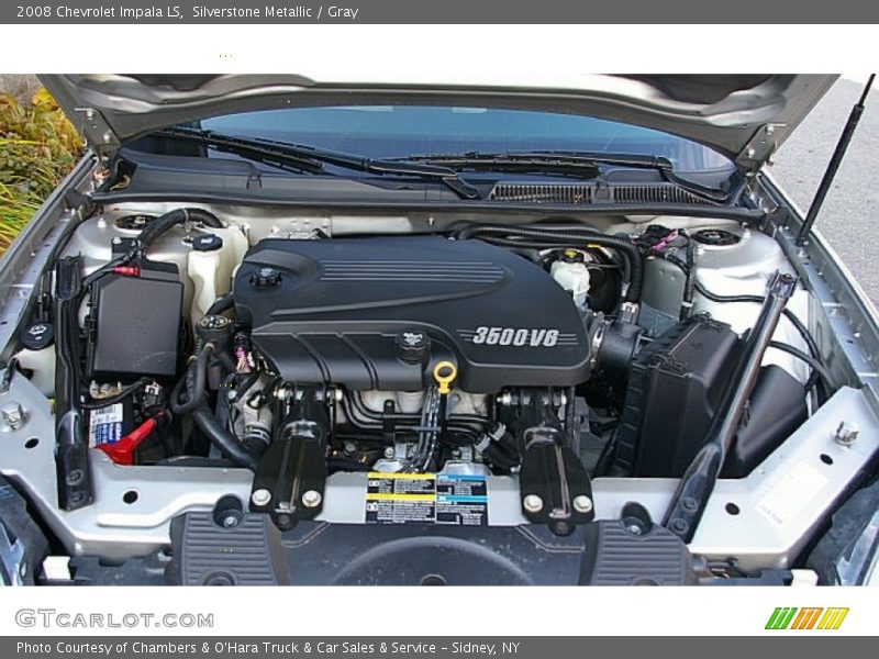 Silverstone Metallic / Gray 2008 Chevrolet Impala LS