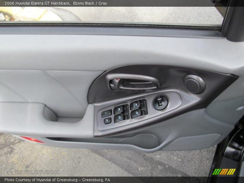 Ebony Black / Gray 2006 Hyundai Elantra GT Hatchback