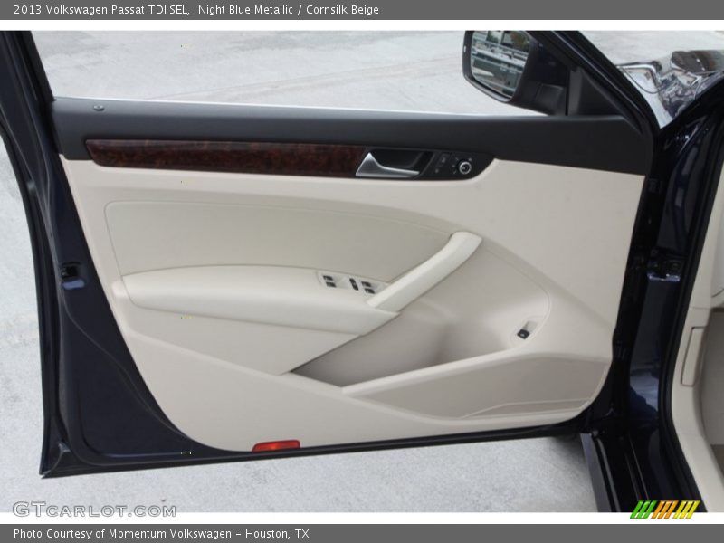 Night Blue Metallic / Cornsilk Beige 2013 Volkswagen Passat TDI SEL