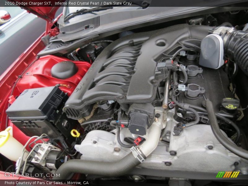 Inferno Red Crystal Pearl / Dark Slate Gray 2010 Dodge Charger SXT