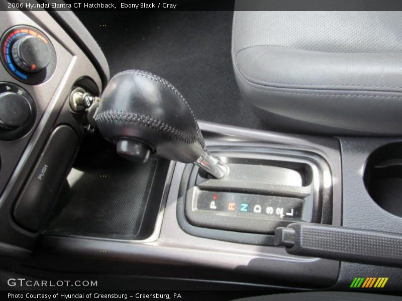 Ebony Black / Gray 2006 Hyundai Elantra GT Hatchback