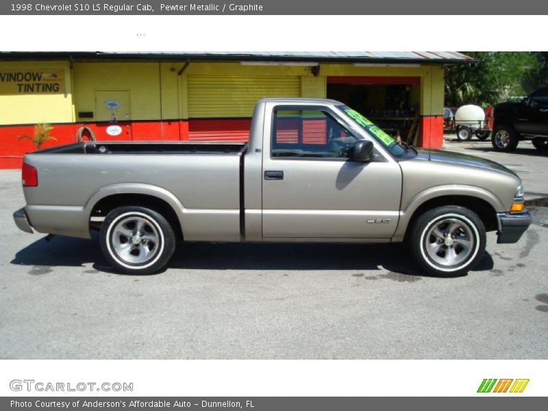 Pewter Metallic / Graphite 1998 Chevrolet S10 LS Regular Cab