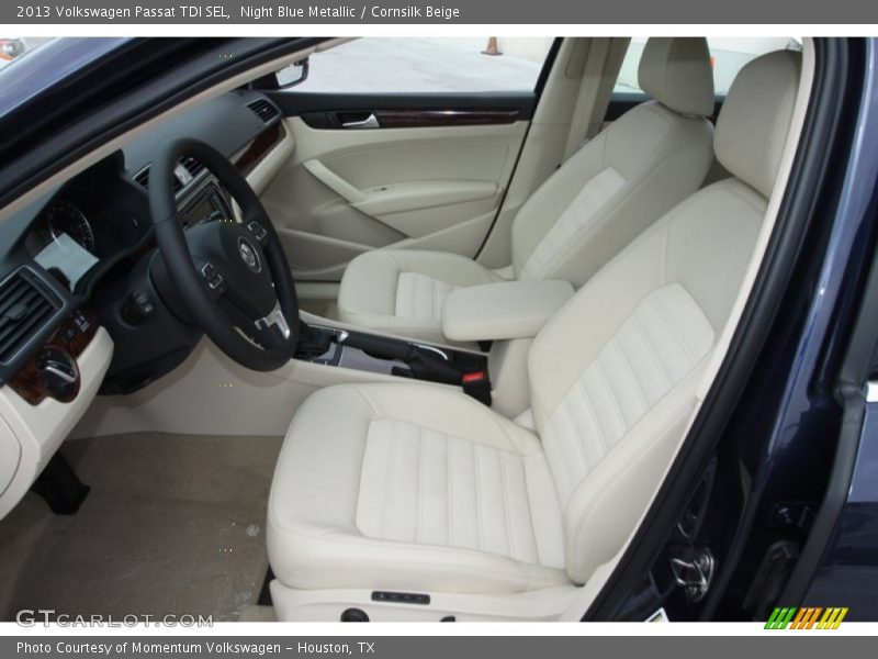 Night Blue Metallic / Cornsilk Beige 2013 Volkswagen Passat TDI SEL
