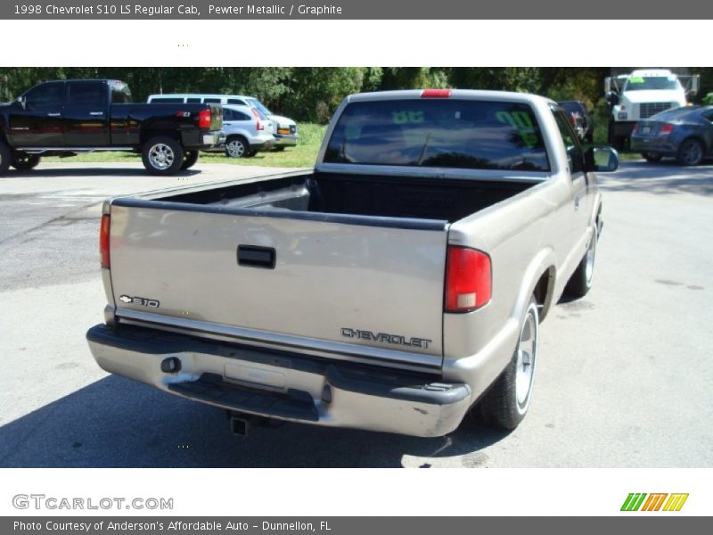 Pewter Metallic / Graphite 1998 Chevrolet S10 LS Regular Cab