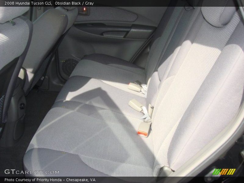 Obsidian Black / Gray 2008 Hyundai Tucson GLS
