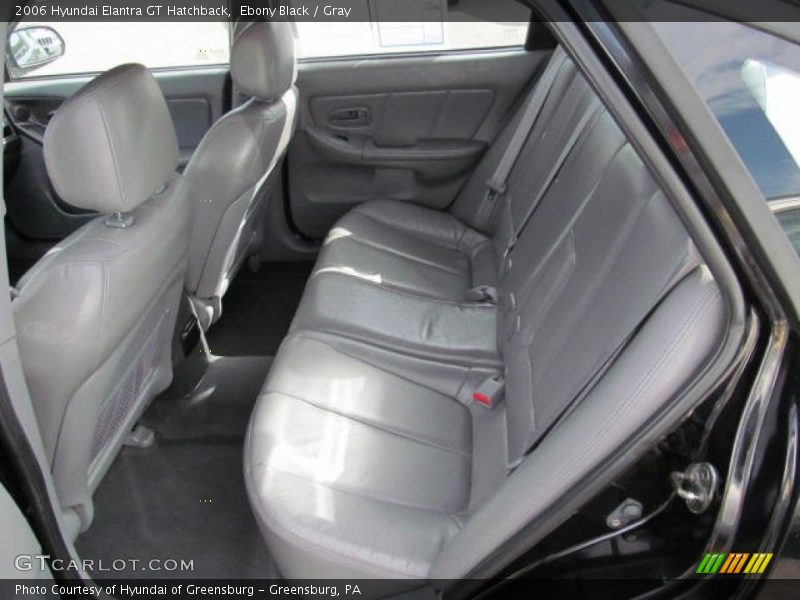 Ebony Black / Gray 2006 Hyundai Elantra GT Hatchback