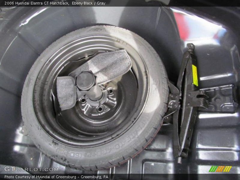 Ebony Black / Gray 2006 Hyundai Elantra GT Hatchback