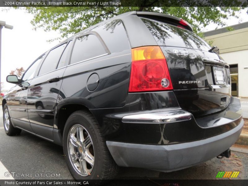 Brilliant Black Crystal Pearl / Light Taupe 2004 Chrysler Pacifica