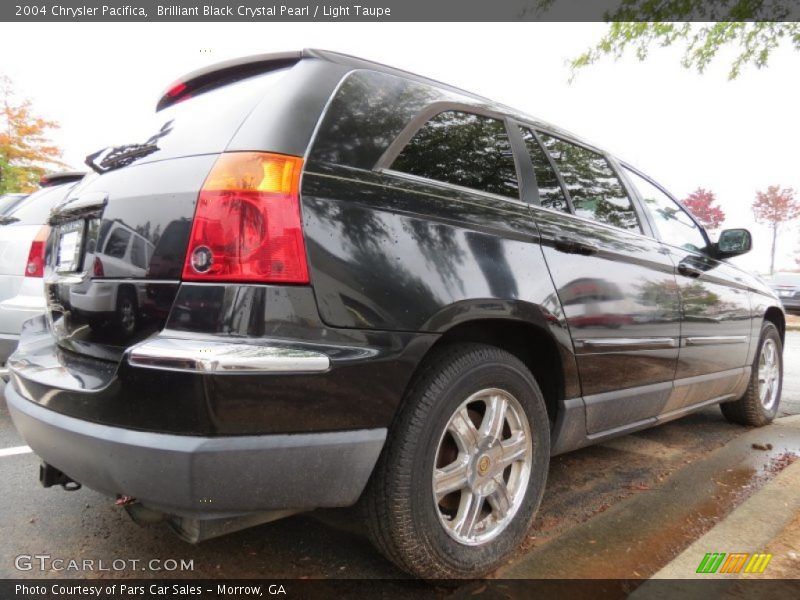 Brilliant Black Crystal Pearl / Light Taupe 2004 Chrysler Pacifica
