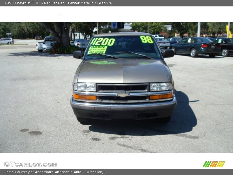 Pewter Metallic / Graphite 1998 Chevrolet S10 LS Regular Cab