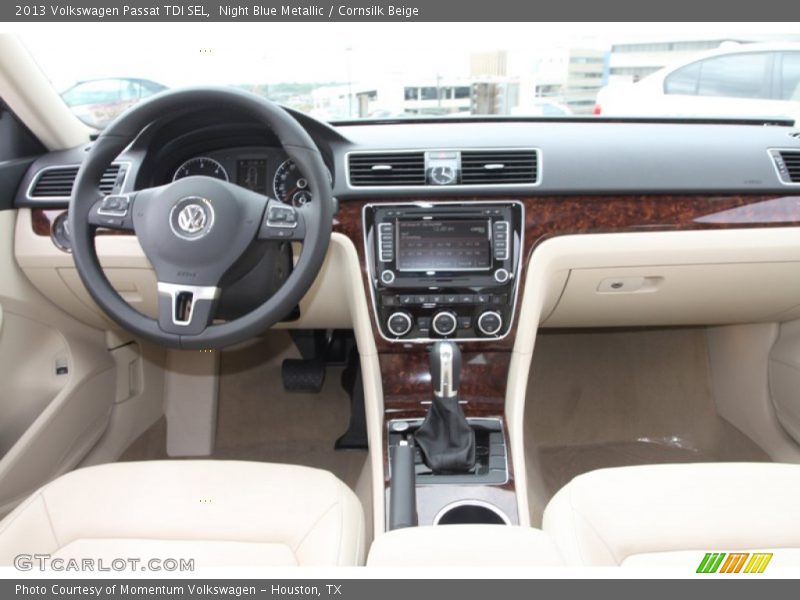 Night Blue Metallic / Cornsilk Beige 2013 Volkswagen Passat TDI SEL