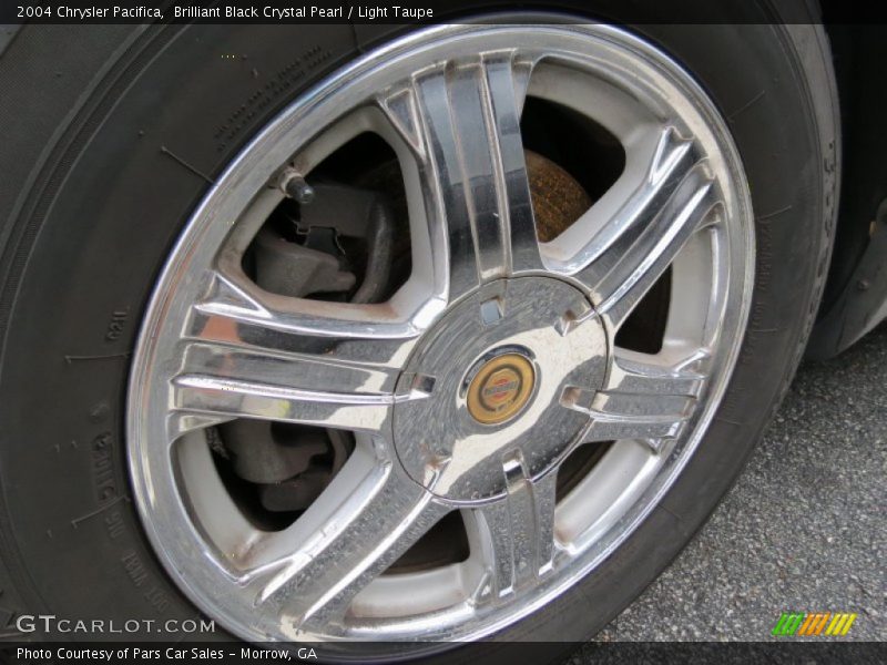 Brilliant Black Crystal Pearl / Light Taupe 2004 Chrysler Pacifica