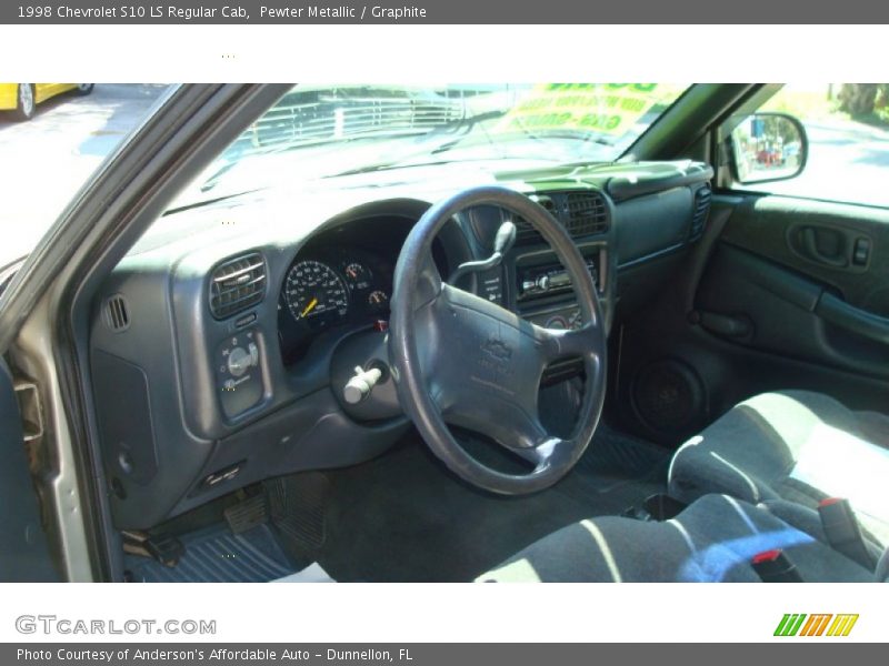 Pewter Metallic / Graphite 1998 Chevrolet S10 LS Regular Cab