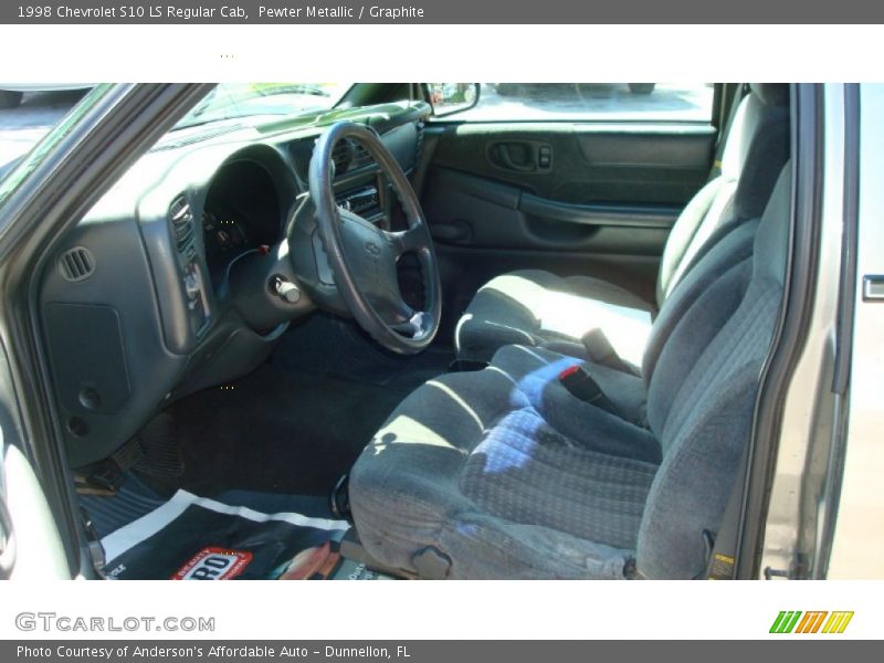 Pewter Metallic / Graphite 1998 Chevrolet S10 LS Regular Cab