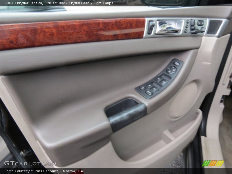 Brilliant Black Crystal Pearl / Light Taupe 2004 Chrysler Pacifica
