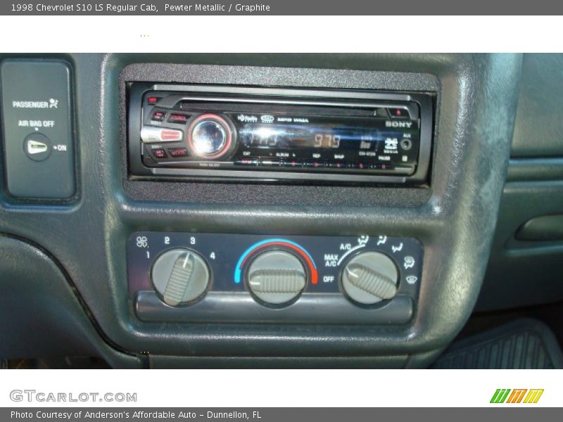 Pewter Metallic / Graphite 1998 Chevrolet S10 LS Regular Cab
