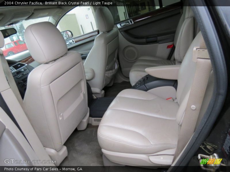 Brilliant Black Crystal Pearl / Light Taupe 2004 Chrysler Pacifica
