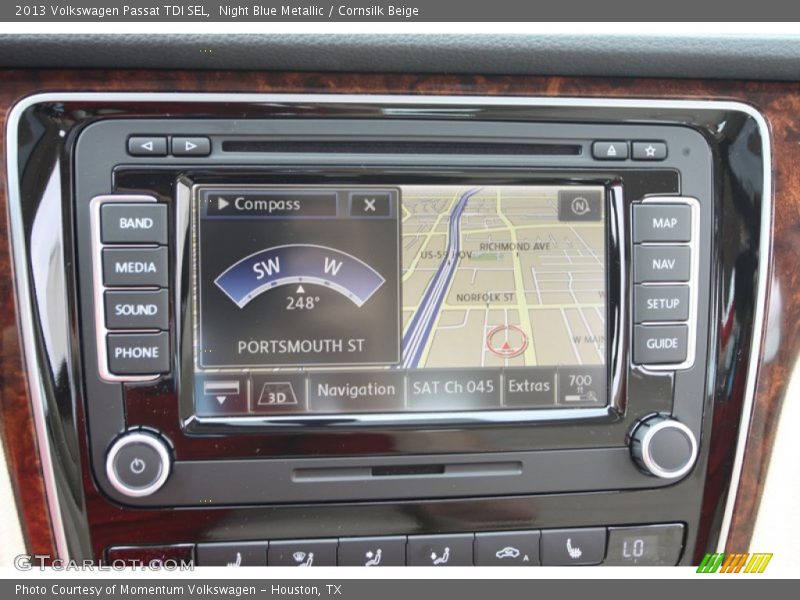 Night Blue Metallic / Cornsilk Beige 2013 Volkswagen Passat TDI SEL