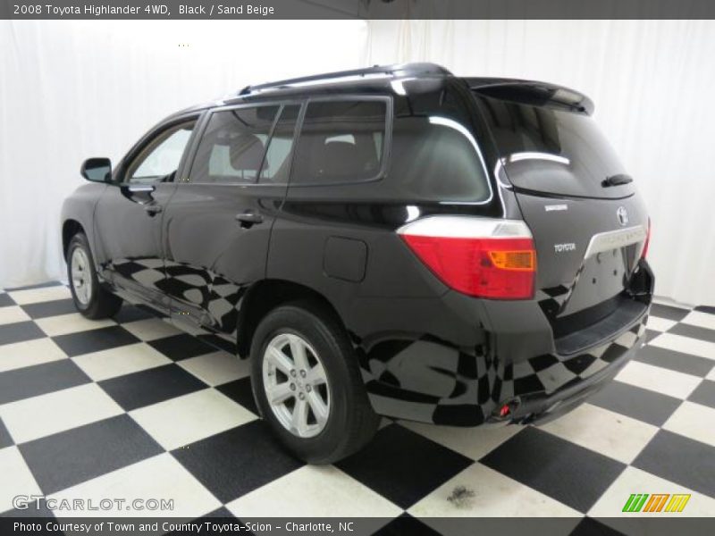 Black / Sand Beige 2008 Toyota Highlander 4WD