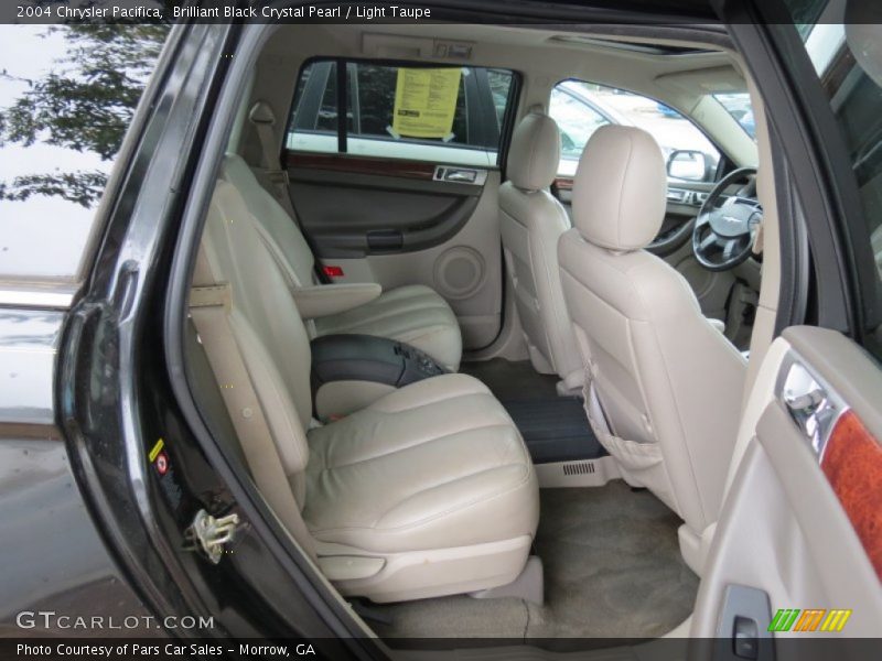 Brilliant Black Crystal Pearl / Light Taupe 2004 Chrysler Pacifica