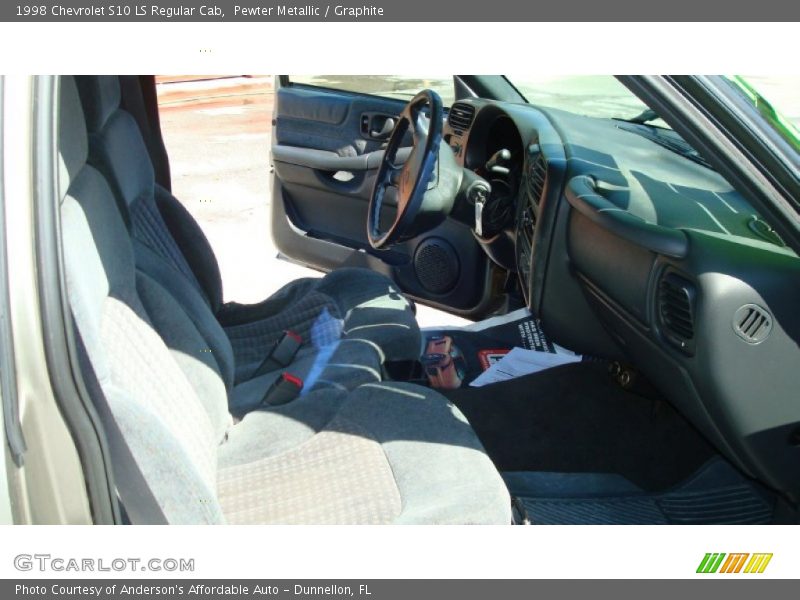 Pewter Metallic / Graphite 1998 Chevrolet S10 LS Regular Cab