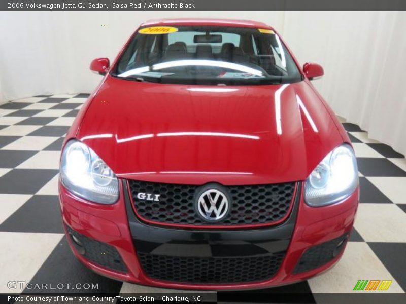 Salsa Red / Anthracite Black 2006 Volkswagen Jetta GLI Sedan
