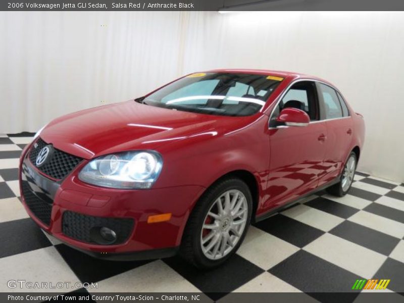Salsa Red / Anthracite Black 2006 Volkswagen Jetta GLI Sedan