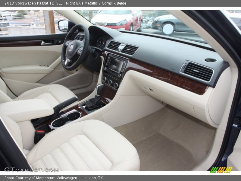 Night Blue Metallic / Cornsilk Beige 2013 Volkswagen Passat TDI SEL
