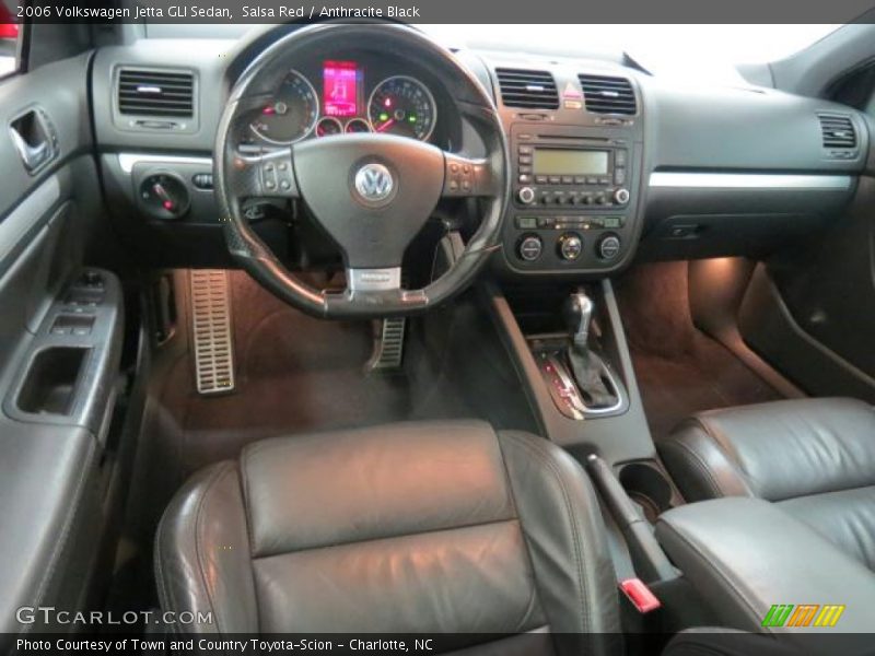 Salsa Red / Anthracite Black 2006 Volkswagen Jetta GLI Sedan