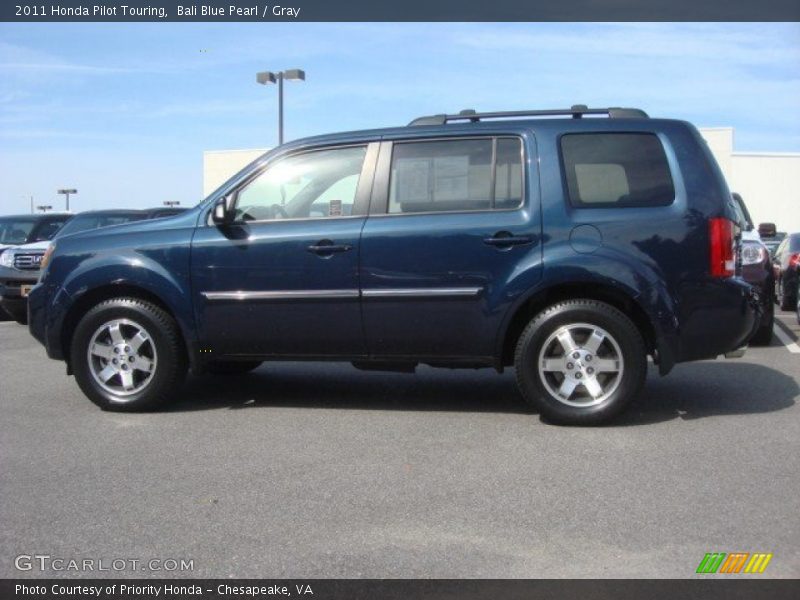 Bali Blue Pearl / Gray 2011 Honda Pilot Touring