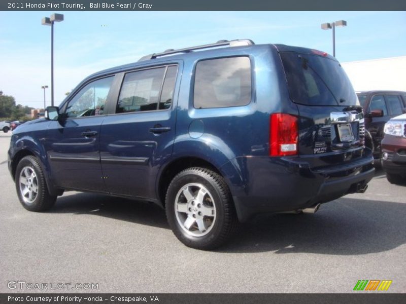 Bali Blue Pearl / Gray 2011 Honda Pilot Touring