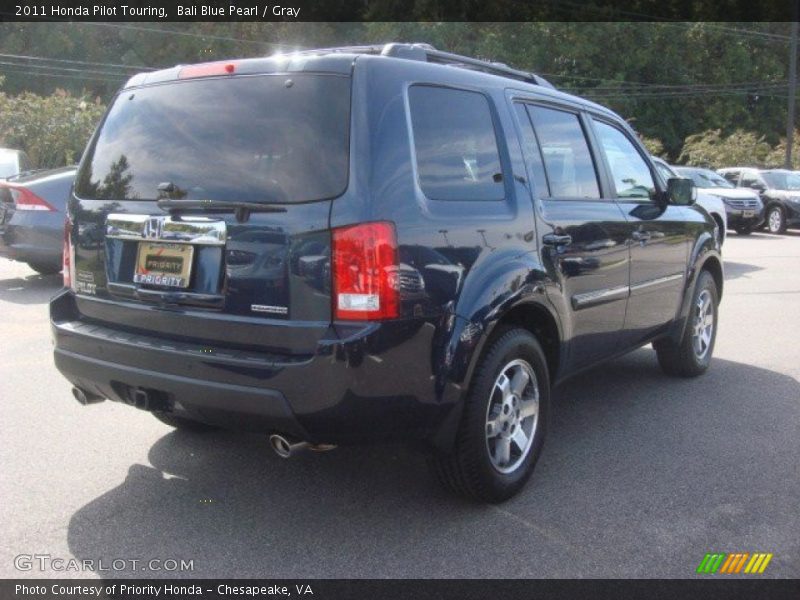 Bali Blue Pearl / Gray 2011 Honda Pilot Touring