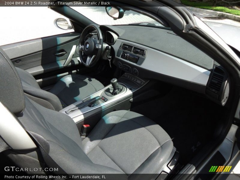  2004 Z4 2.5i Roadster Black Interior