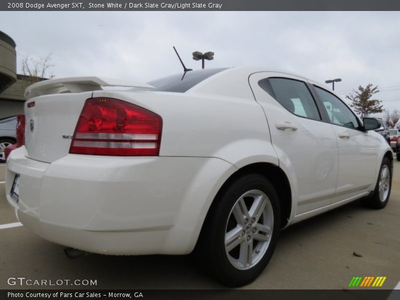 Stone White / Dark Slate Gray/Light Slate Gray 2008 Dodge Avenger SXT