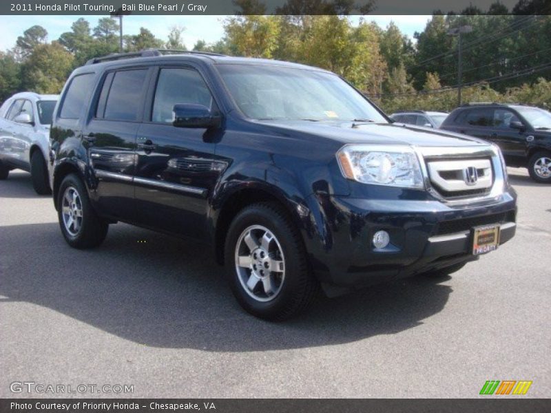 Bali Blue Pearl / Gray 2011 Honda Pilot Touring