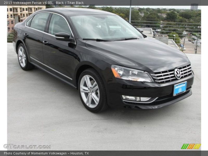 Black / Titan Black 2013 Volkswagen Passat V6 SEL