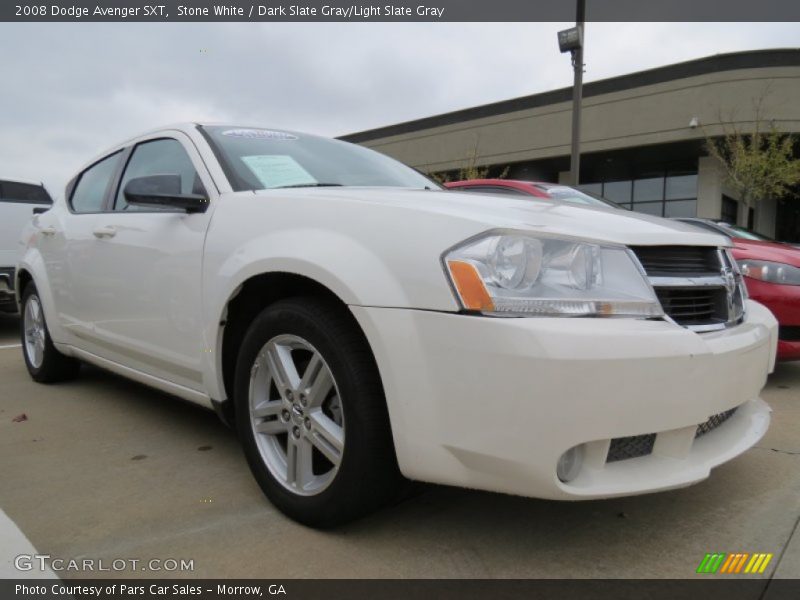 Stone White / Dark Slate Gray/Light Slate Gray 2008 Dodge Avenger SXT