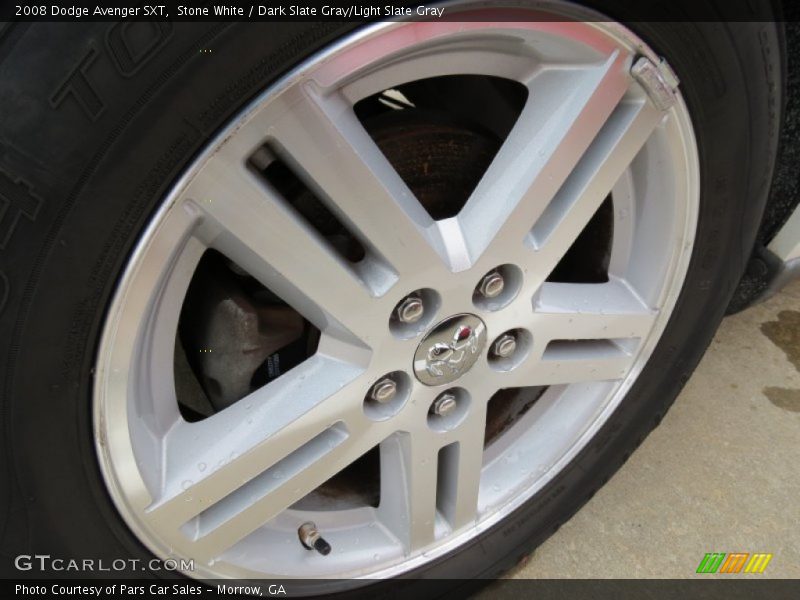 Stone White / Dark Slate Gray/Light Slate Gray 2008 Dodge Avenger SXT