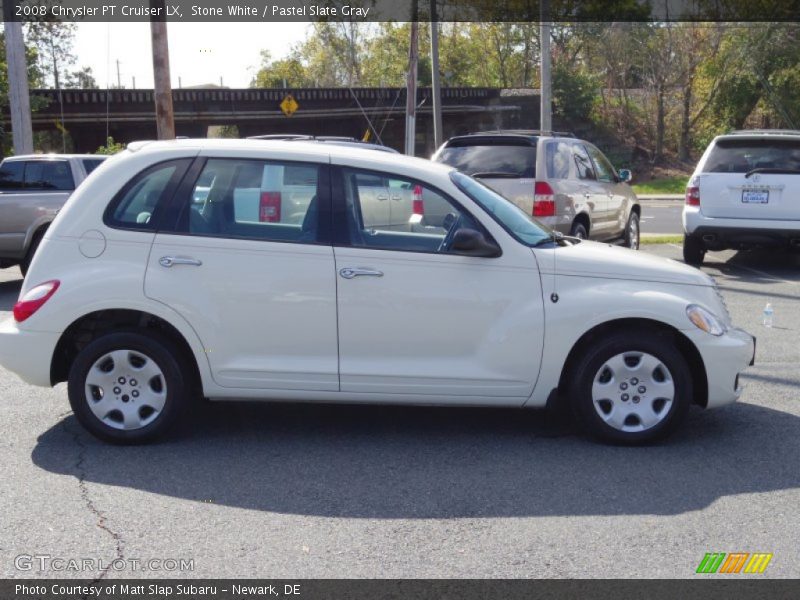 Stone White / Pastel Slate Gray 2008 Chrysler PT Cruiser LX