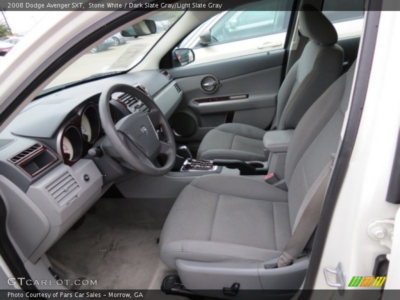 Stone White / Dark Slate Gray/Light Slate Gray 2008 Dodge Avenger SXT