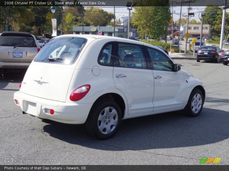 Stone White / Pastel Slate Gray 2008 Chrysler PT Cruiser LX