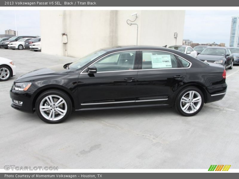 Black / Titan Black 2013 Volkswagen Passat V6 SEL