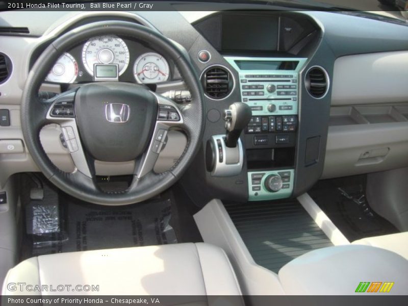 Bali Blue Pearl / Gray 2011 Honda Pilot Touring