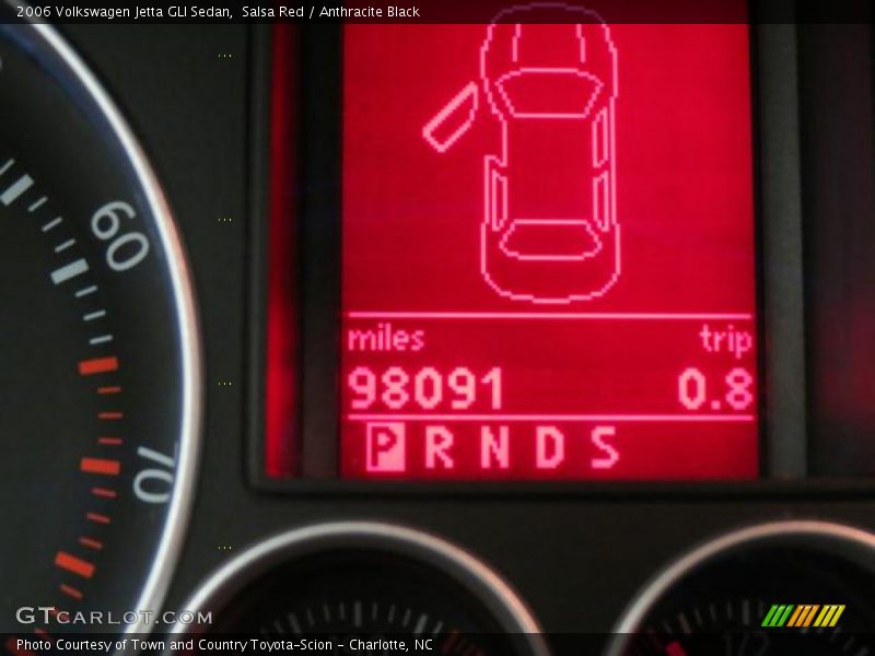 Salsa Red / Anthracite Black 2006 Volkswagen Jetta GLI Sedan